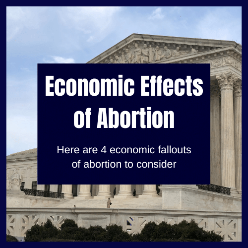 Economic Effects of Abortion Graphic