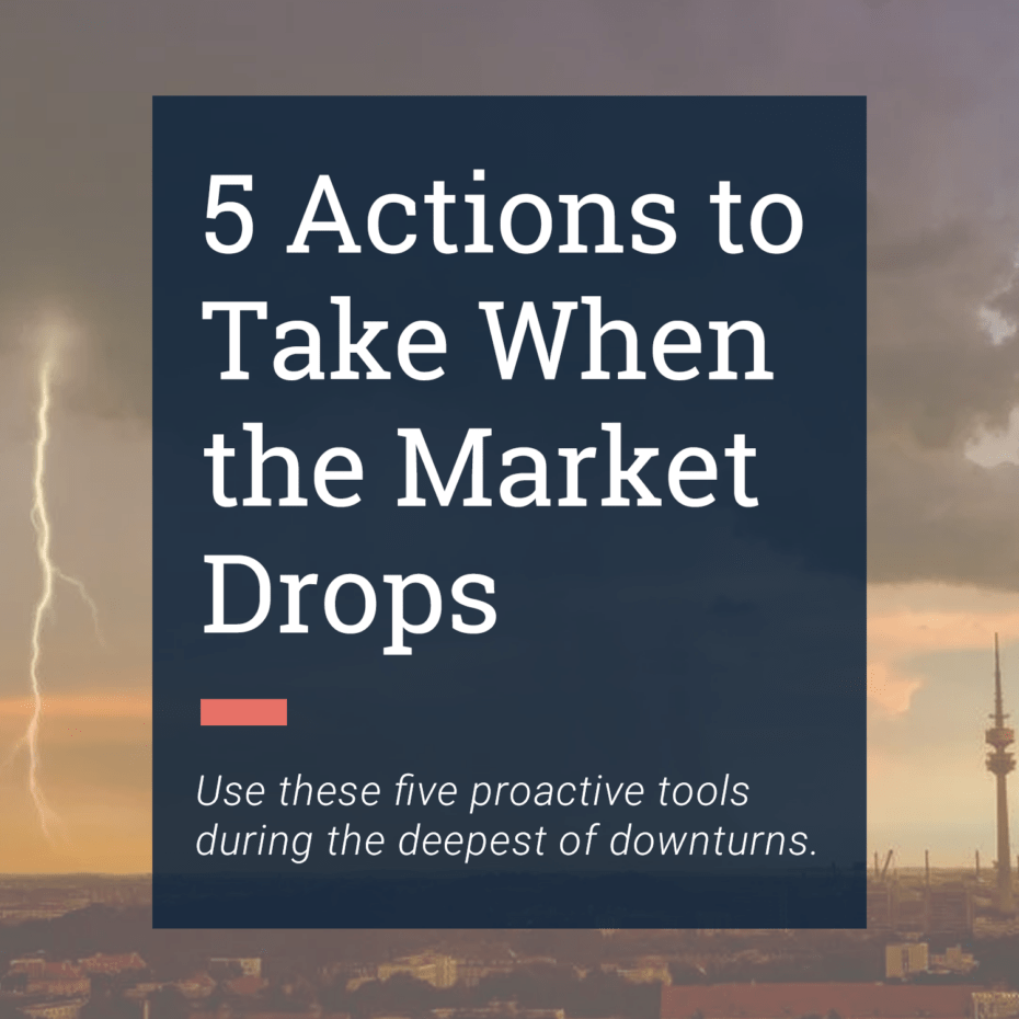 Swan Capital - 5 Actions to Take When the Market Drops Blog Post Title